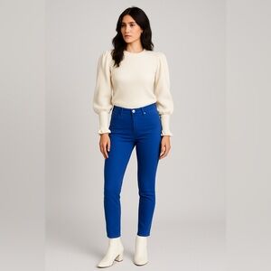 Fiorucci Label Pants  Made in Italy Cobolt Blue Size 26